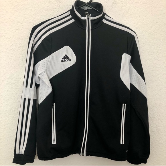 Adidas Kids Sports Zip Up ClimaCool Jacket - Picture 6 of 10